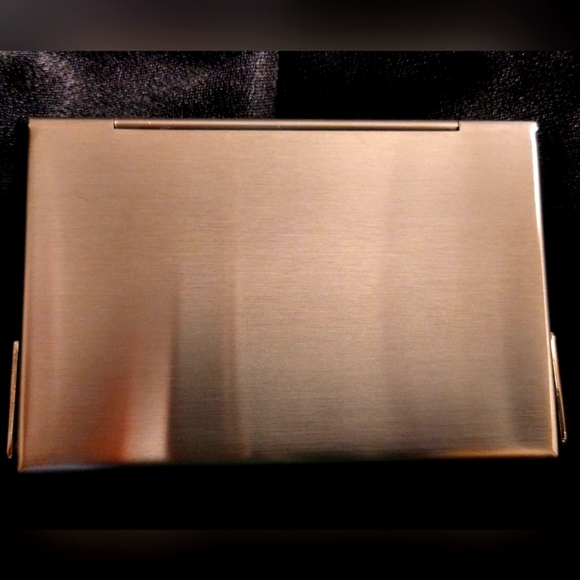 "CAT" NSBE SERIES EXECUTIVE SILVERTONE METAL CARD HOLDER & KEY FOB SET (NWOT) - Picture 6 of 11